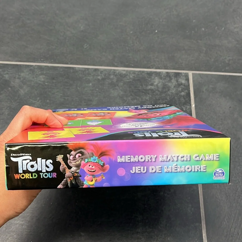 Dreamworks Trolls World Tour Memory Match Game